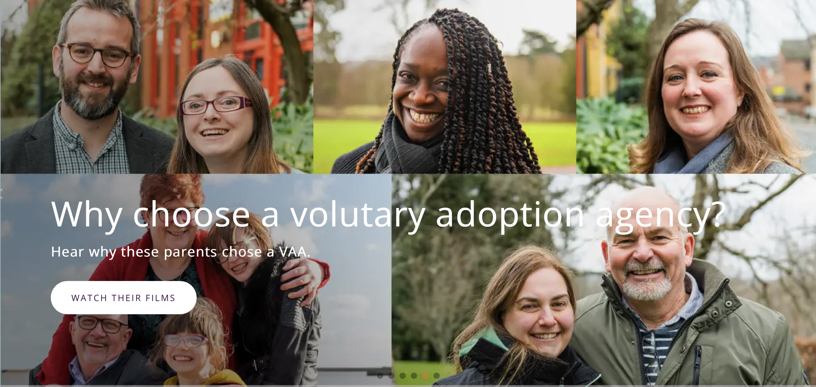 five adopters smiling