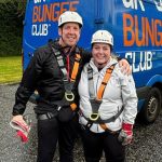 Nicki and Gary abseiled 100 feet for Adoption Matters