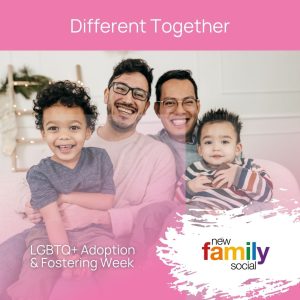 LGBTQ+ Adoption & Fostering Week returns on Monday 04 March and children’s charity and voluntary adoption agency, Adoption Matters, is supporting the week with pride.