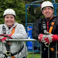 Nicki and Gary from Natwest fundraise for Adoption Matters