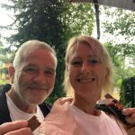 Susy and her husband Freddie at the CBC Charity Walk