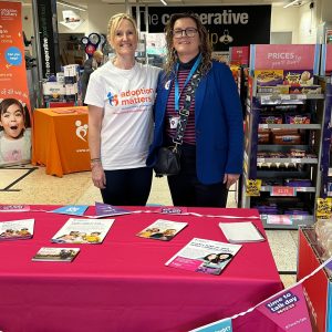 Adoption Matters and Foster Care Matters teams up with the Co-op to participate in Time to Talk Day