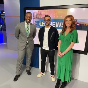 Adoption Matters Charity Ambassador Dez Derry appears ITV Granada Reports