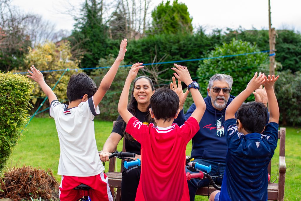 Adopters Arfaan and Sadia