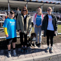 From left to right - Jack and Lindsey Arrowsmith, Annie's Daughter and Annie O'Neill